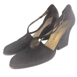 Suede Block Heels‎ by Yves Saint Laurent size 8.5